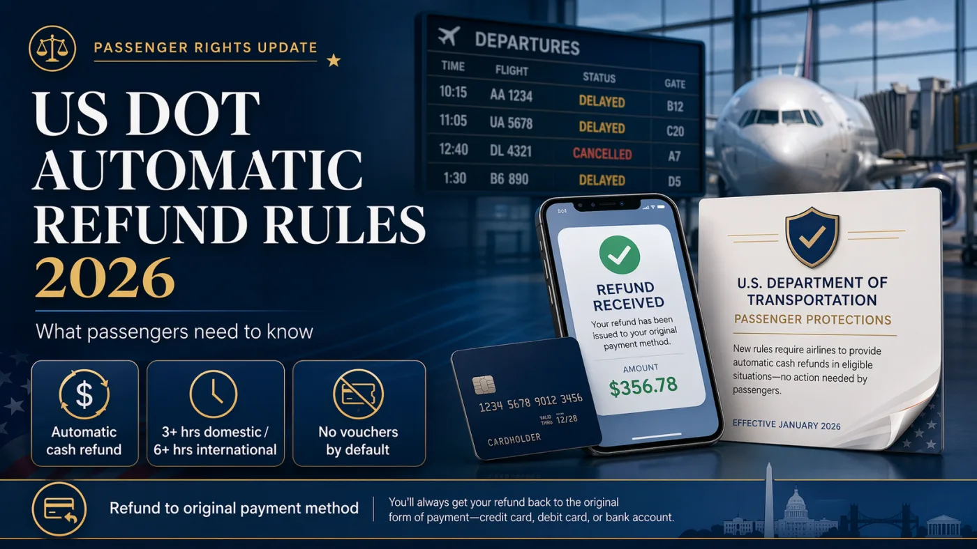 US DOT Automatic Refund Rules