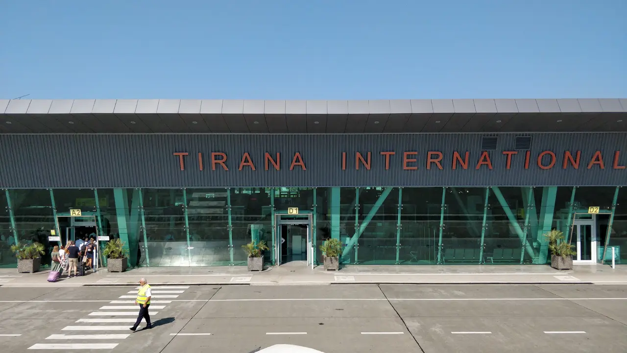 Tirana Airport terminal used for Tirana Airport compensation guidance