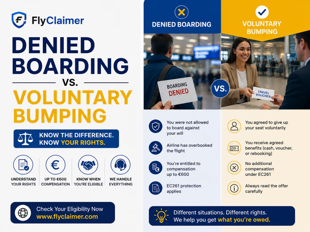 Denied Boarding vs. Voluntary Bumping