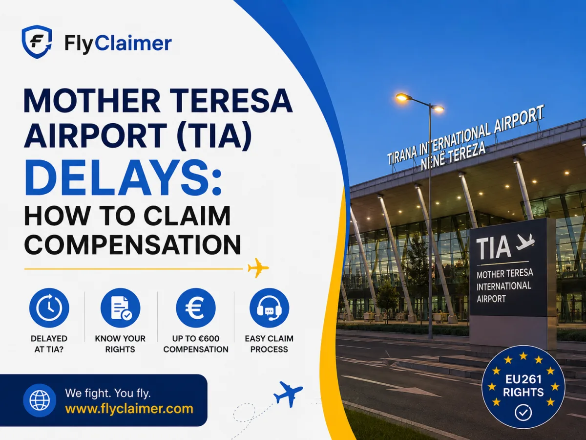 Mother Teresa Airport (TIA) Delays: How to Claim Compensation