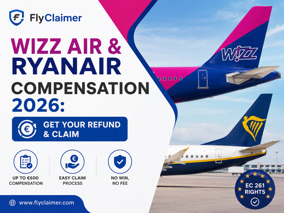 Wizz Air & Ryanair Compensation 2026: Get Your Refund & Claim